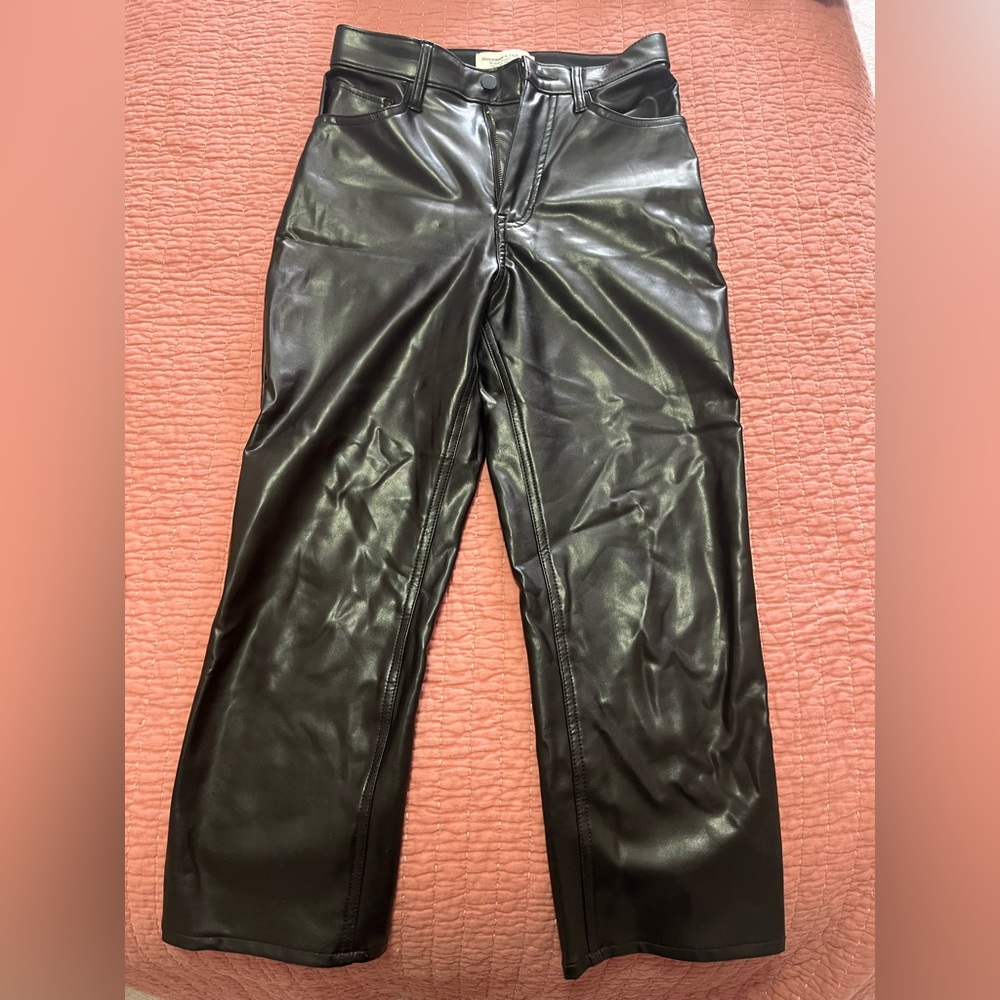 Abercrombie vegan leather pants